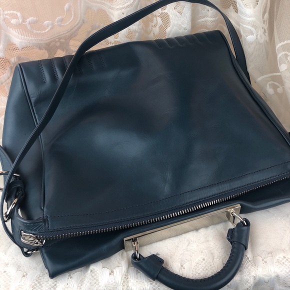 3.1 Phillip Lim Ryder Satchel Steel Blue - Picture 2 of 8